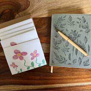 Spring Flowers Greeting Cards Blank Cards for Friends Heart Cards Statio…